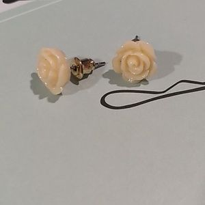 Rose earrings